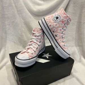 Pink Flower Converse